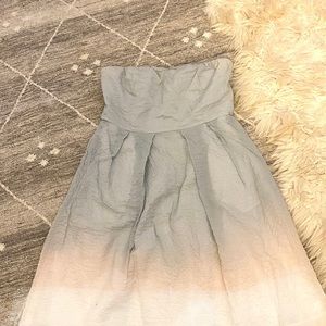 Jcrew ombré strapless dress
